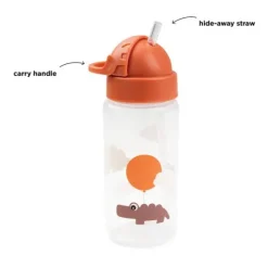 Done by Deer Sugrörsflaska Happy clouds Papaya 350 ml