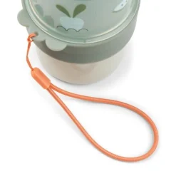 Done by Deer To go 2-way snack container S Birdee Green