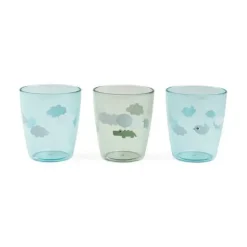 Done by Deer Yummy Miniglas Happy clouds Green 3-pack