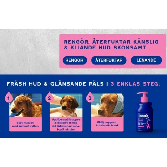 DOUXO Skin & Coat Spa Ultra-safe Itch Soothing Schampo 250 ml