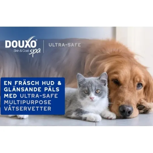 DOUXO Skin & Coat Spa Ultra-safe Multipurpose Våtservetter 100 st