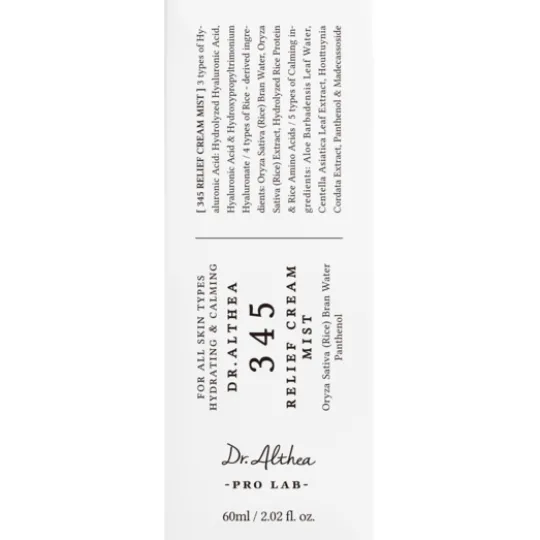 Dr. Althea 345 Relief Cream Mist 60 ml