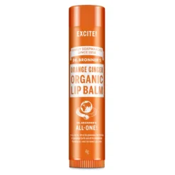 Dr. Bronner's Organic Lip Balm Orange-Ginger 4 g