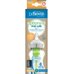 Dr Brown Glass Wide-Neck Options + Flaska 270 ml