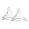 Dr Brown Level 4 Wide-Neck Silicone Options + Nipple 2-pack