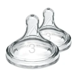Dr Brown Level 3 Wide-Neck Silicone Options+ Nipple 2-pack