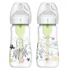 Dr Brown Wide-Neck Options+ Flaskor Ocean 270 ml 2-Pack