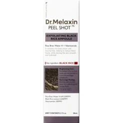 Dr.Melaxin Peel Shot Exfoliating Black Rice Ampoule 80 ml