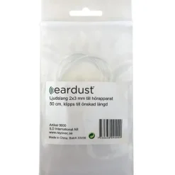 Eardust Ljudslang 2 x 3 mm till Hörapparat 50 cm