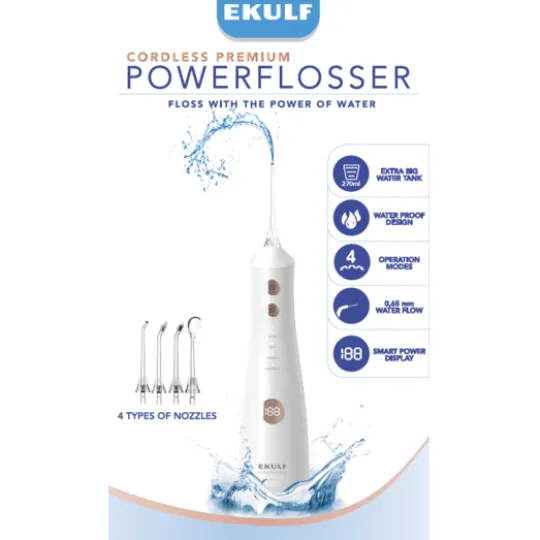 Ekulf PowerFlosser Premium White