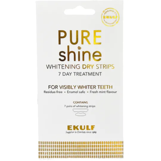 Ekulf PURE Shine Whitening Dry Strips 7 st