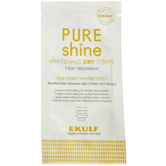 Ekulf PURE Shine Whitening Dry Strips 7 st