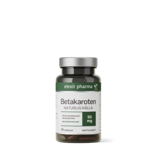 Elexir Pharma Betakaroten 50 mg 50 kapslar