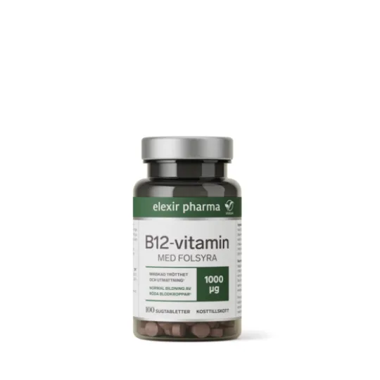 Elexir Pharma B-12 Vitamin 100 sugtabletter