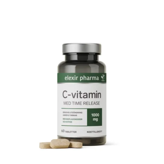 Elexir Pharma C-vitamin Time Release 60 tabletter