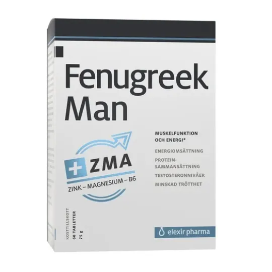 Elexir Pharma Fenugreek Man 60 tabletter