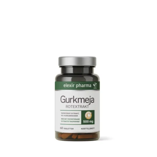 Elexir Pharma Gurkmeja 60 tabletter