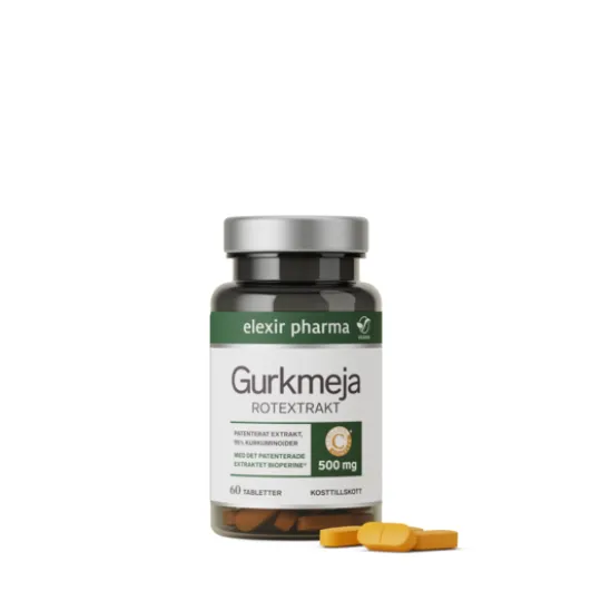 Elexir Pharma Gurkmeja 60 tabletter