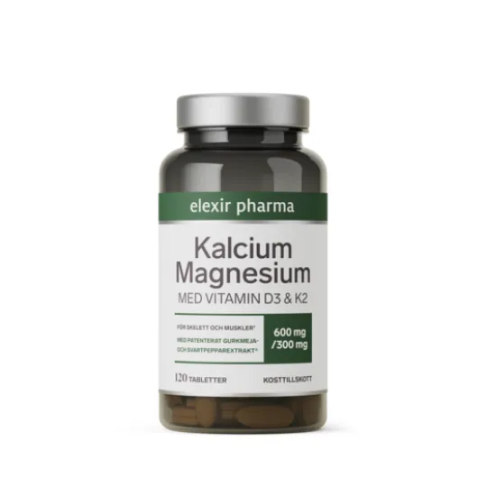Elexir Pharma Kalcium/Magnesium 120 tabletter
