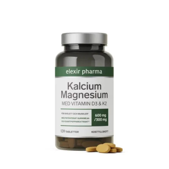 Elexir Pharma Kalcium/Magnesium 120 tabletter