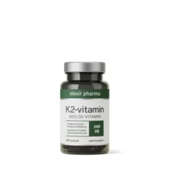 Elexir Pharma K2-vitamin D3-vitamin 60 kapslar
