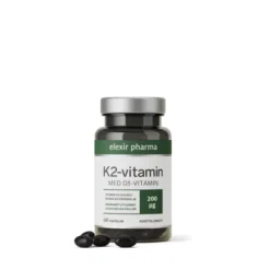 Elexir Pharma K2-vitamin D3-vitamin 60 kapslar