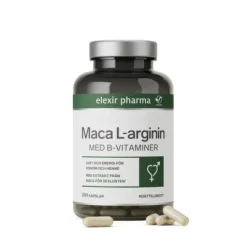 Elexir Pharma Maca med L-arginin 180 kapslar