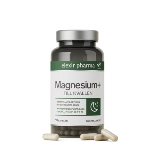 Elexir Pharma Magnesium+ Till kvällen 90 kapslar
