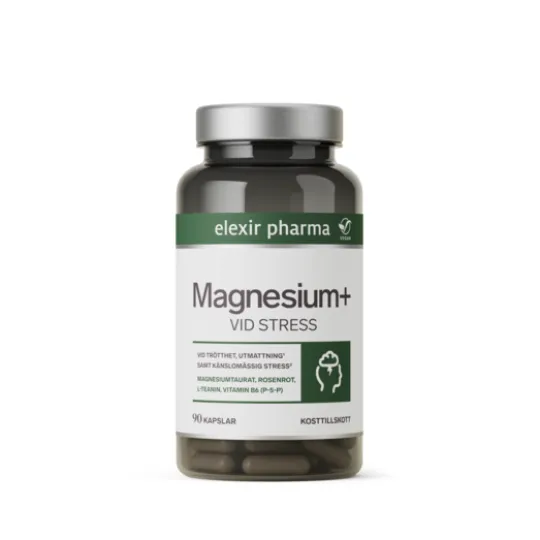 Elexir Pharma Magnesium+ Vid stress 90 kapslar
