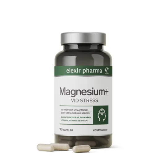 Elexir Pharma Magnesium+ Vid stress 90 kapslar