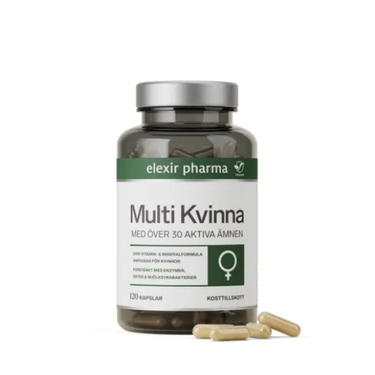 Elexir Pharma Multi Kvinna 120 kapslar