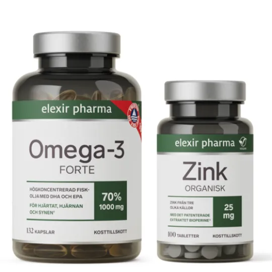 Elexir Pharma Omega-3 + Zink Immunpaket