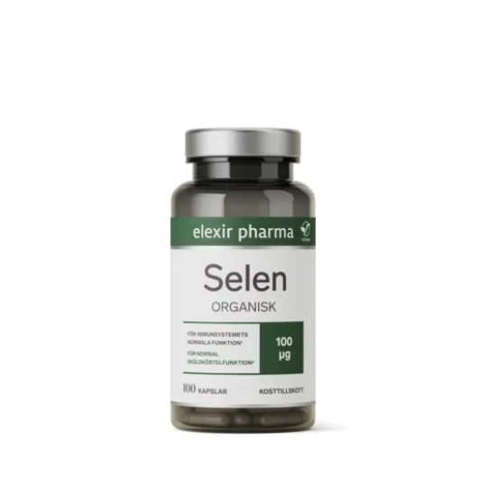 Elexir Pharma Organisk Selen Komplex 100 kapslar