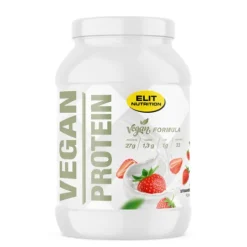 Elit Nutrition Vegan Protein Laktosfri Proteinpulver Jordgubb 750 g