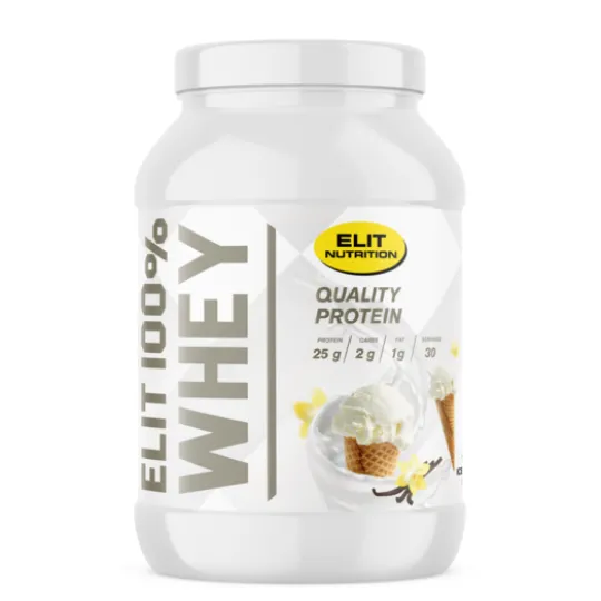 Elit Nutrition 100% Whey Laktosfritt Proteinpulver Vanilla Ice Cream 900 g