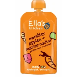 Ella's Kitchen Puré Morot Äpple Palsternacka 120 g