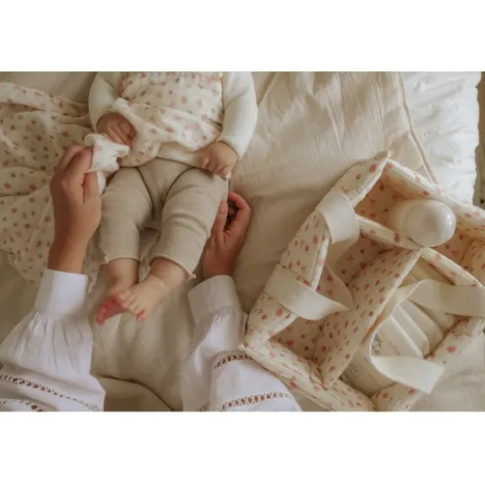 Elodie Bamboo Muslin filt Petit River Rose