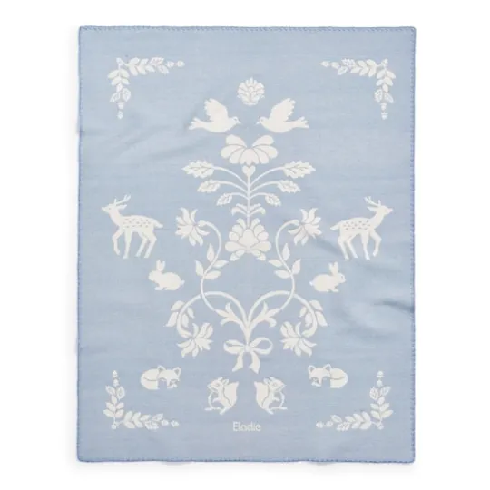 Elodie Jacquard Filt Blueberry Blue