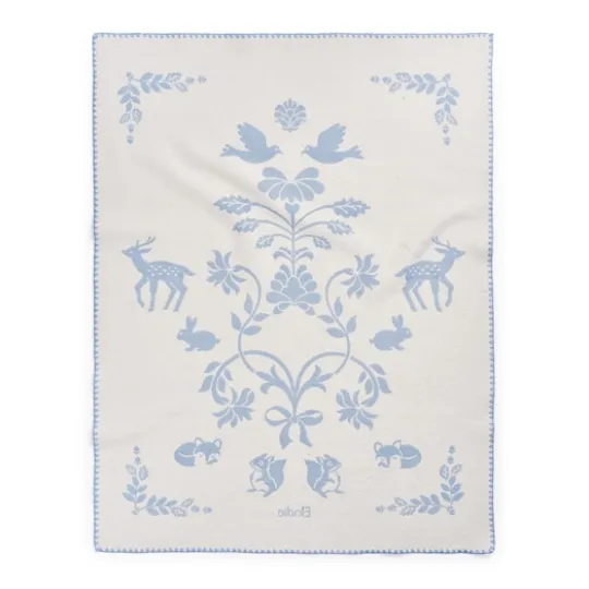 Elodie Jacquard Filt Blueberry Blue