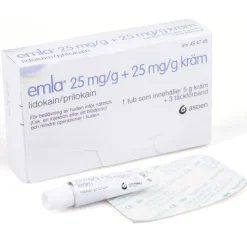 Emla Kräm 25mg/G + 25mg/G 5 g