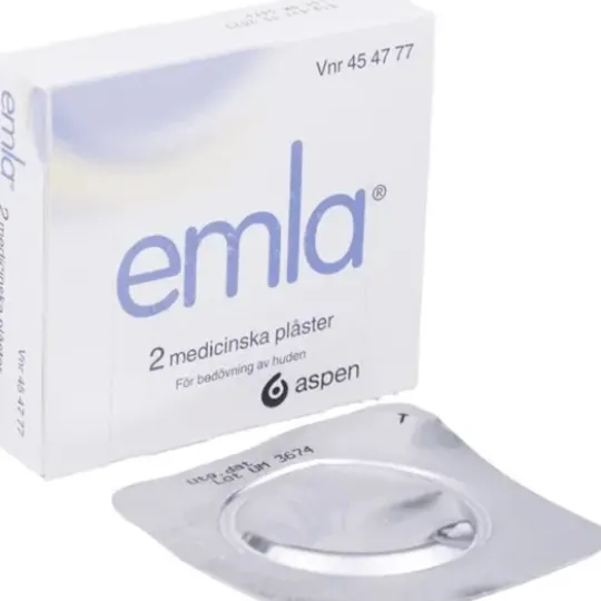 EMLA Medicinskt Plåster 25 mg/25 mg 2 st
