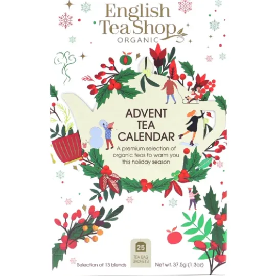 English Tea Shop Adventskalender Ask Vit EKO 25 tepåsar