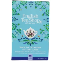 English Tea Shop Vitt te Blåbär/Fläder 40 g