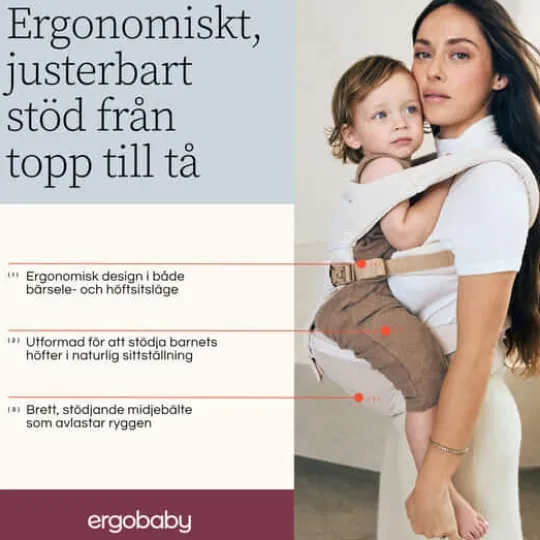 Ergobaby Alta Hip Seat Onyx Black
