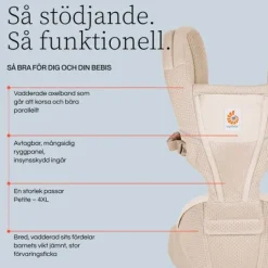 Ergobaby Alta Hip Seat Pearl Grey