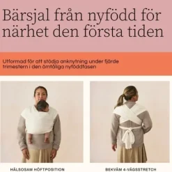 Ergobaby Aura Bärsjal Trikå Soft Black