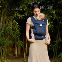 Ergobaby Omni Deluxe Cotton Bärsele Midnight Blue