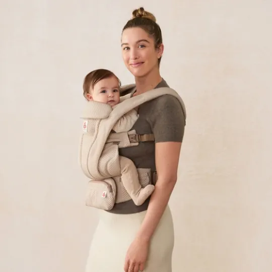 Ergobaby Omni Deluxe Mesh Bärsele Natural Beige