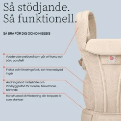 Ergobaby Omni Deluxe Mesh Bärsele Natural Beige