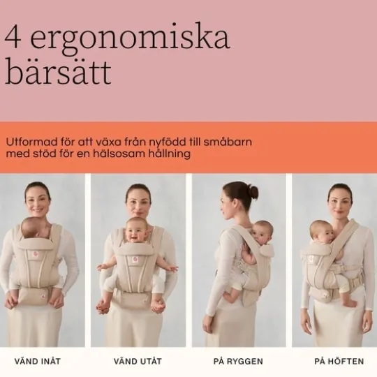 Ergobaby Omni Deluxe Mesh Bärsele Onyx Black